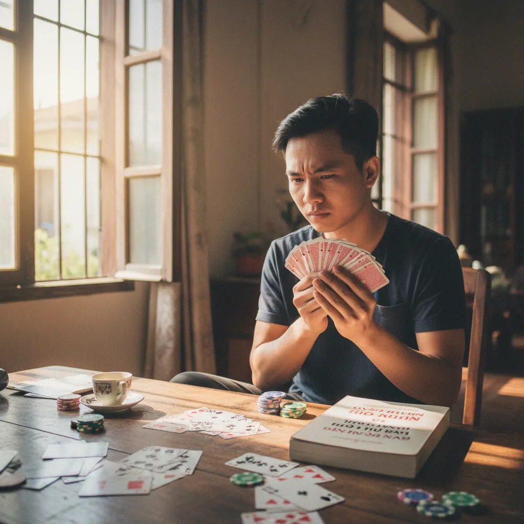 Hình ảnh minh họa luyện tập trí nhớ khi chơi bài