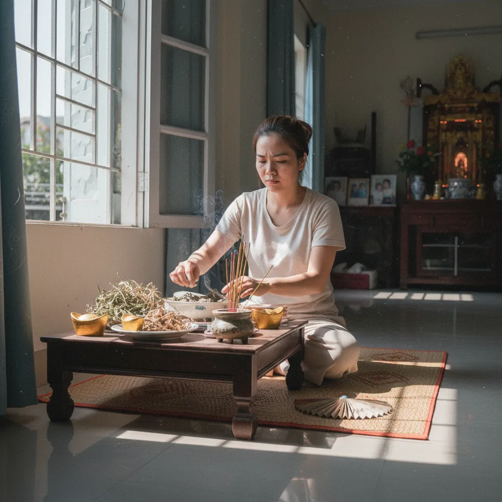 Nghi thức đốt vía